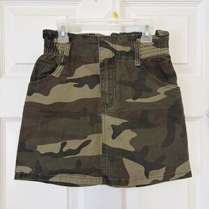 Camo Mini Skirt Size S Japan Kawaii Summer Fall Military Camouflage Print